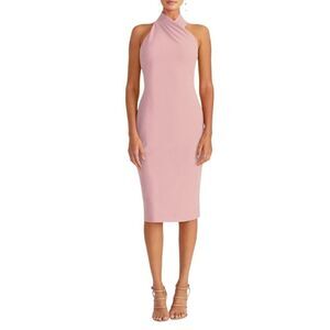 Rachel Rachel RoyWrap Neck Blush Crush Steath Dress